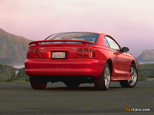 Pictures of Mustang SVT Cobra Coupe 1996–98 (640 x 480)