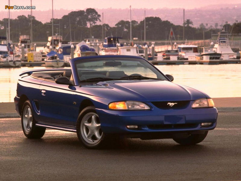Pictures of Mustang Convertible 1996–98 (800 x 600)
