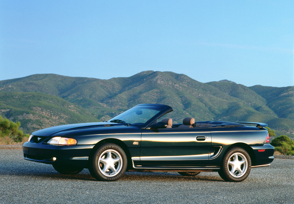 Mustang Convertible 1993–96 wallpapers