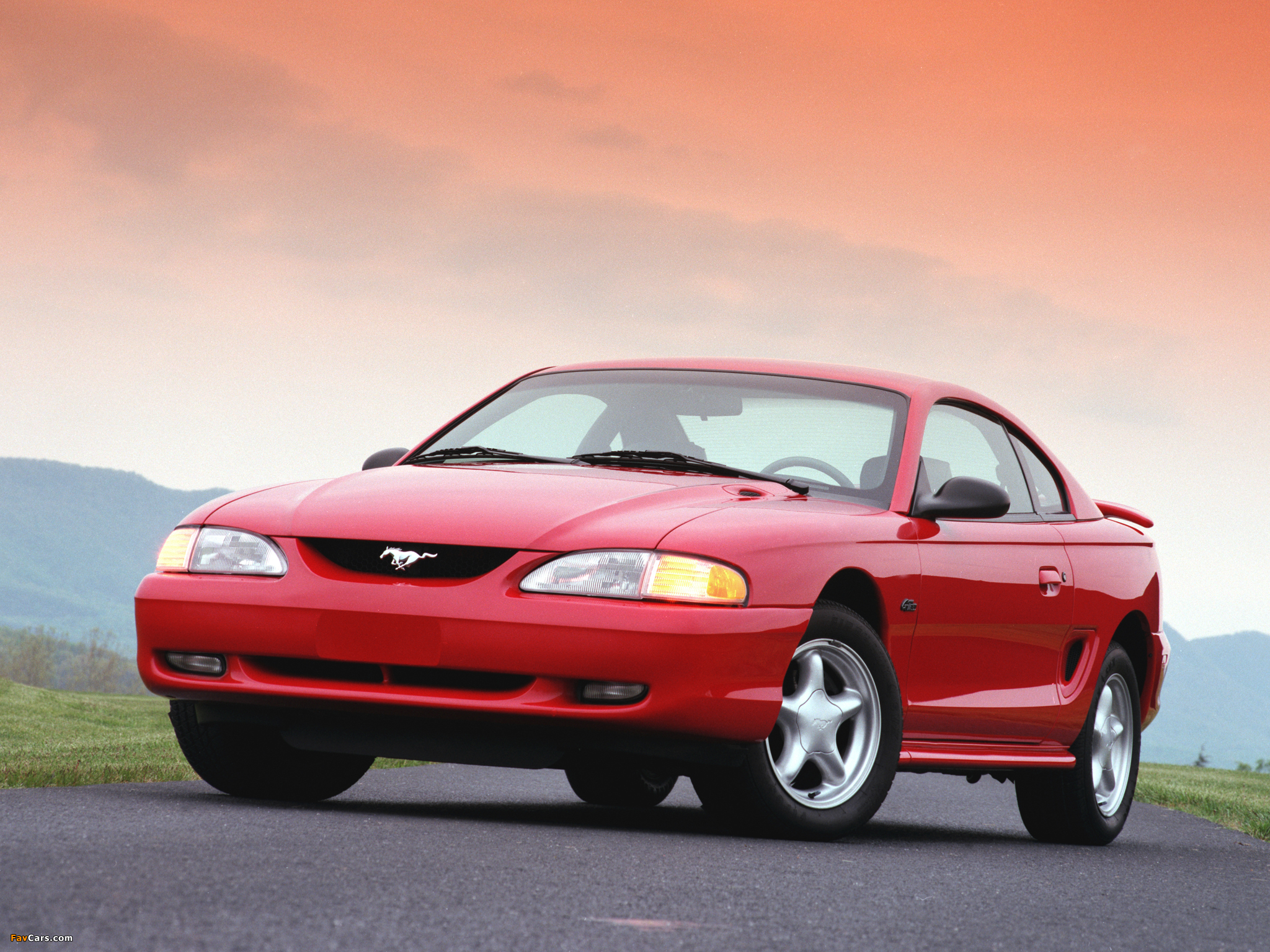 Mustang GT Coupe 1996–98 wallpapers (2048 x 1536)