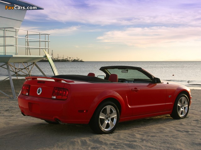 Images of Mustang GT Convertible 2005–08 (640 x 480)