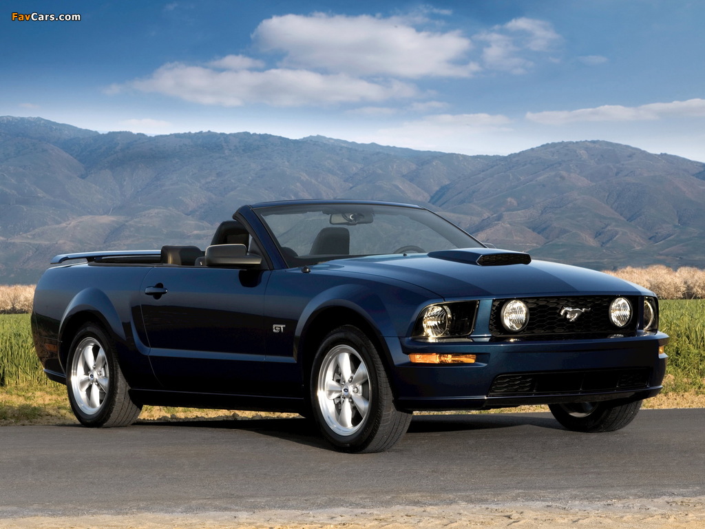Images of Mustang GT Convertible 2005–08 (1024 x 768)