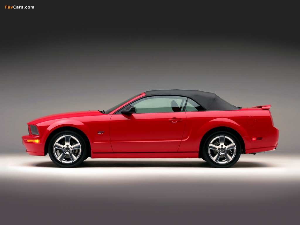 Images of Mustang GT Convertible 2005–08 (1024 x 768)