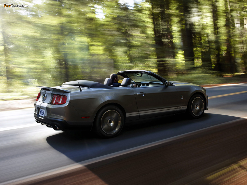 Images of Shelby GT500 Convertible SVT 2009–10 (1024 x 768)