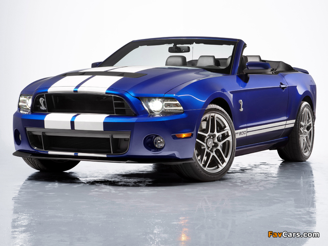 Images of Shelby GT500 SVT Convertible 2012 (640 x 480)