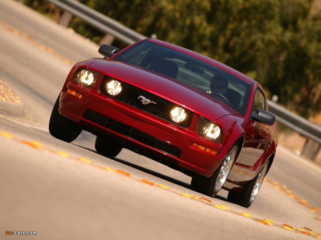 Mustang GT 2005–08 photos (1024 x 768)