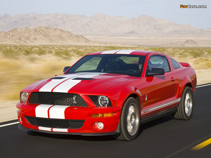 Shelby GT500 2005–08 wallpapers (800 x 600)