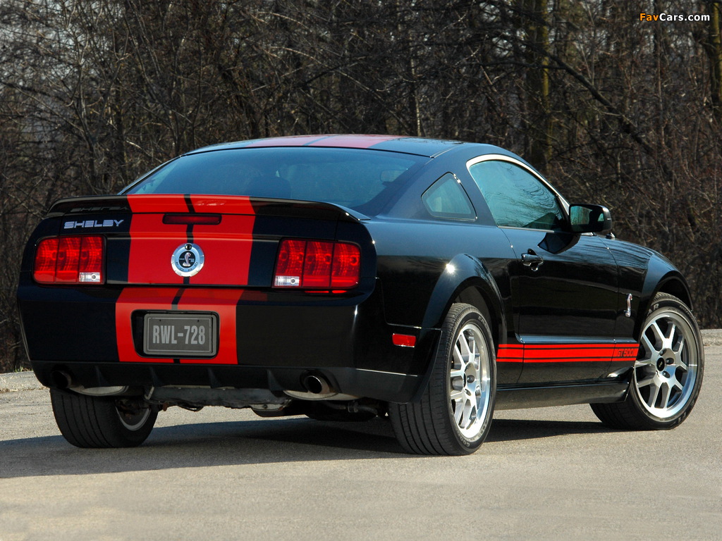 Shelby GT500 Red Stripe Appearance Package 2007 photos (1024 x 768)