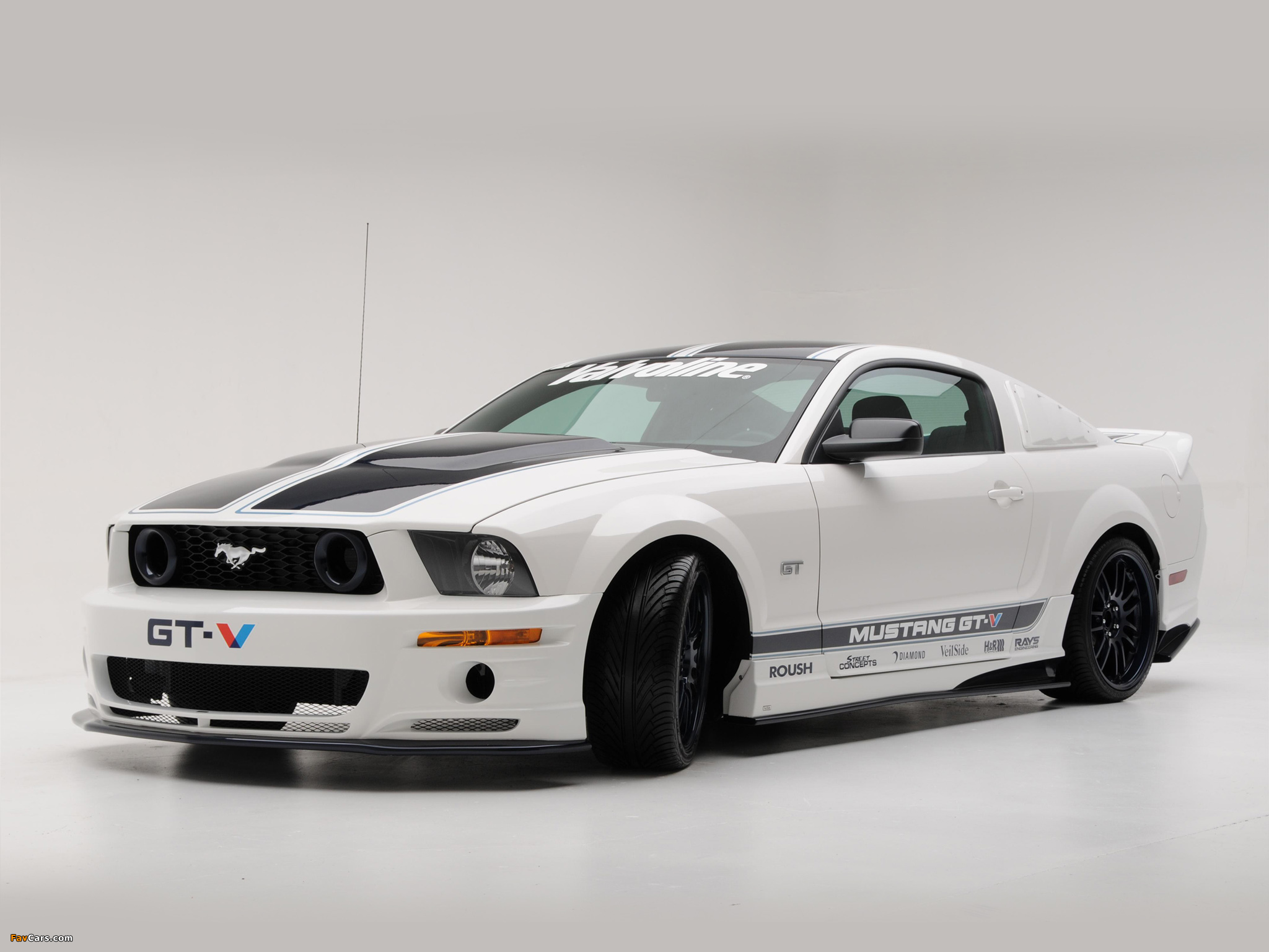 Roush Mustang GT-V 2008 wallpapers (2048 x 1536)