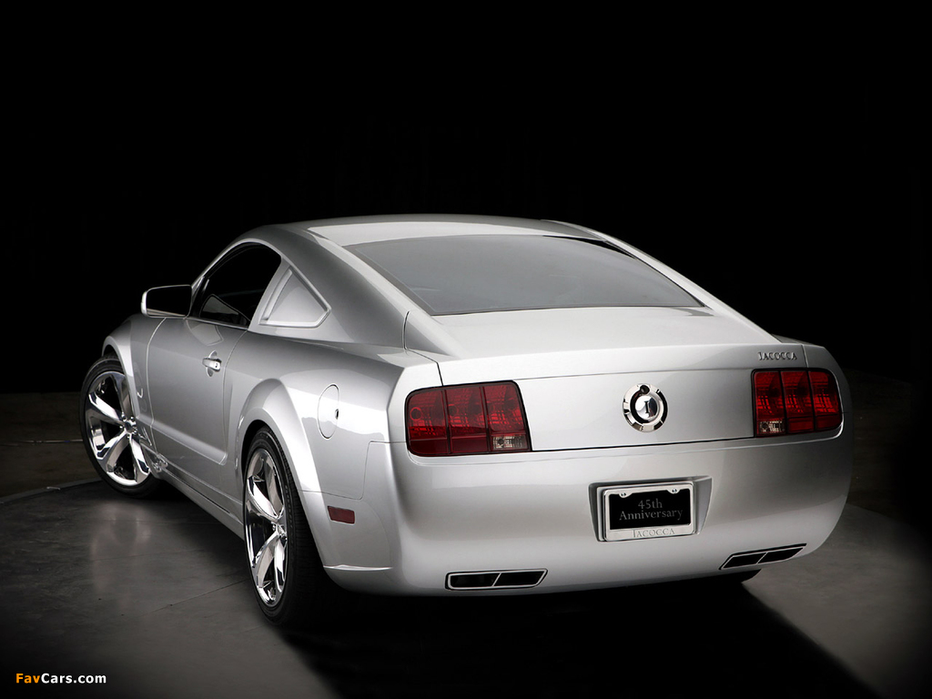 Mustang Iacocca 45th Anniversary Edition 2009 images (1024 x 768)