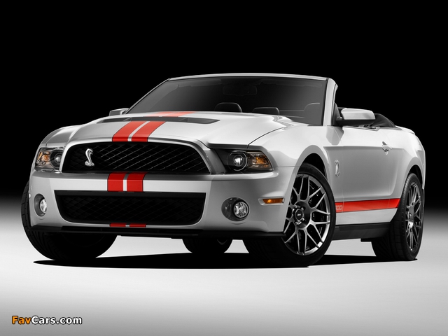 Shelby GT500 SVT Convertible 2010–11 images (640 x 480)
