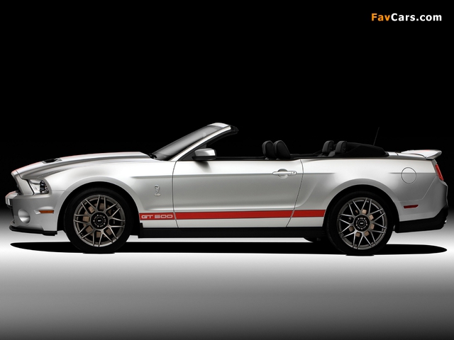 Shelby GT500 SVT Convertible 2010–11 pictures (640 x 480)