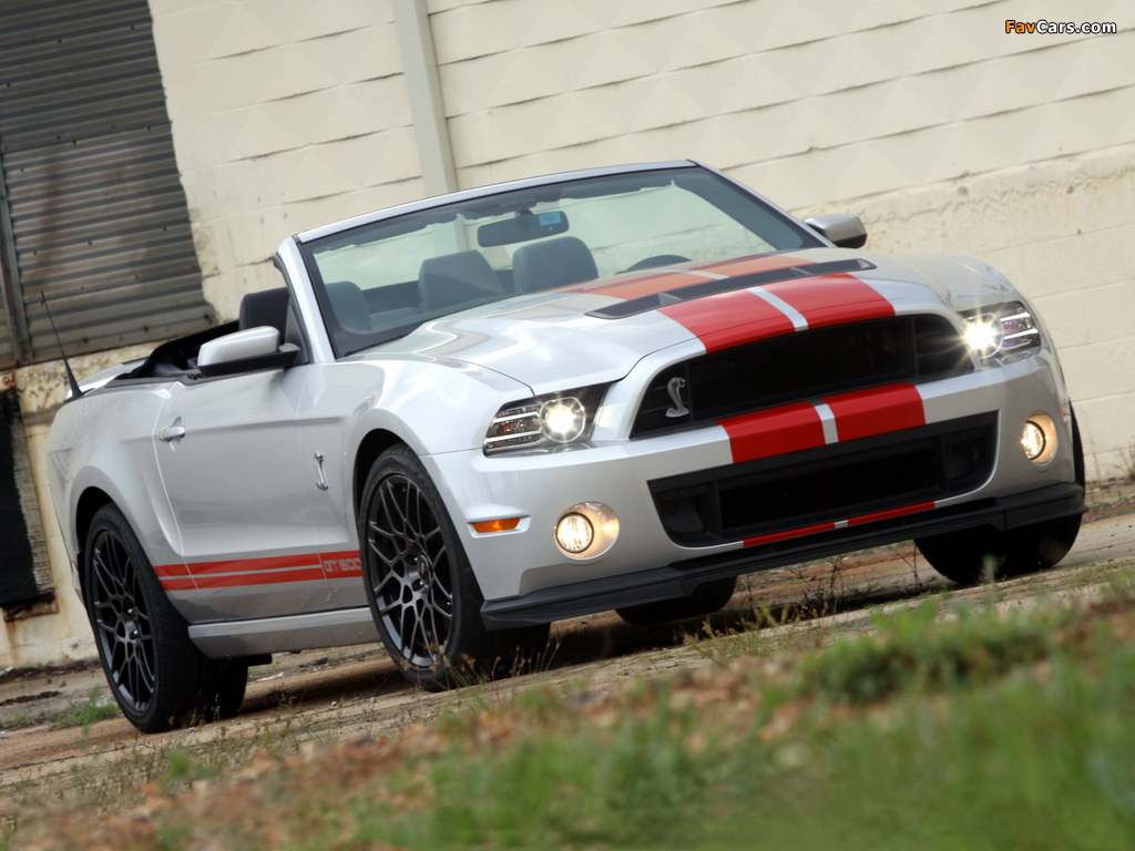 Shelby GT500 SVT Convertible 2012 pictures (1024 x 768)