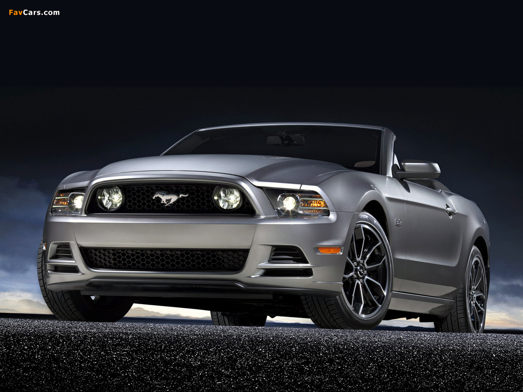 Mustang 5.0 GT Convertible 2012 wallpapers (1024 x 768)