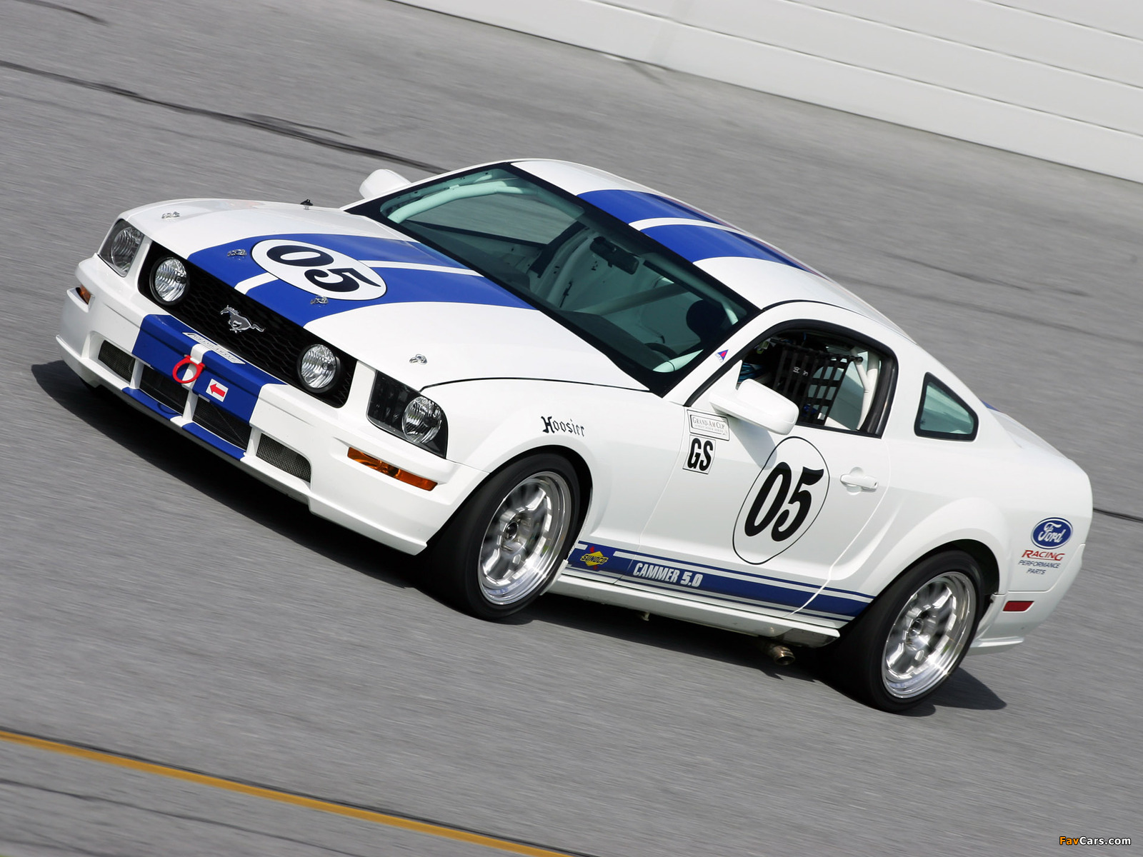 Mustang Race Car 2005–09 wallpapers (1600 x 1200)