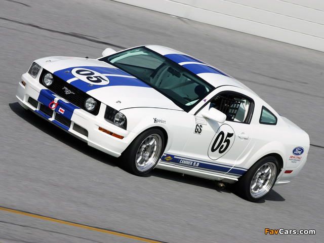 Mustang Race Car 2005–09 wallpapers (640 x 480)
