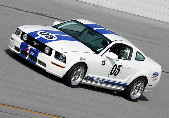 Mustang Race Car 2005–09 wallpapers
