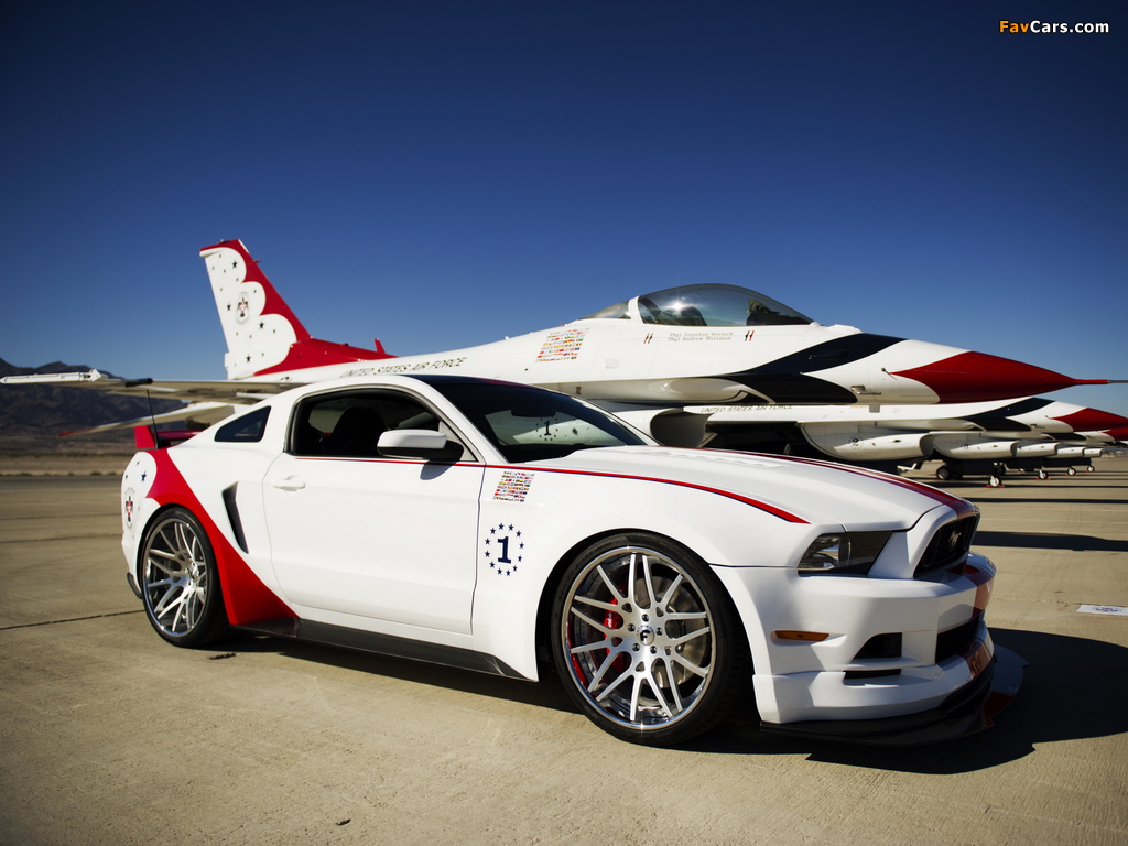 Photos of Mustang GT U.S. Air Force Thunderbirds Edition 2013 (1024 x 768)