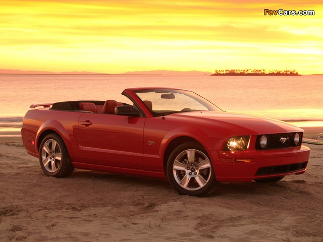 Pictures of Mustang GT Convertible 2005–08 (640 x 480)
