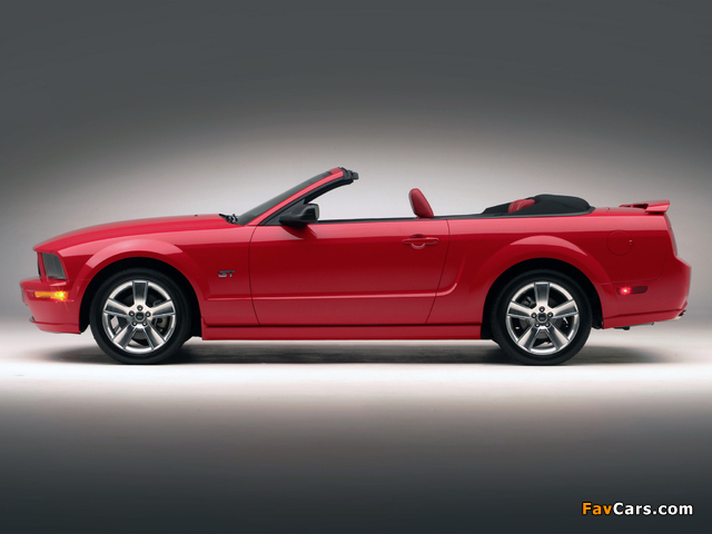 Pictures of Mustang GT Convertible 2005–08 (640 x 480)