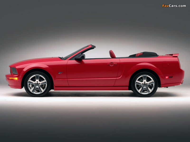 Pictures of Mustang GT Convertible 2005–08 (800 x 600)