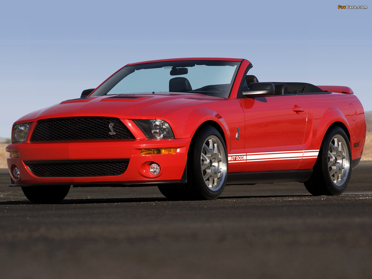 Shelby GT500 Convertible 2005–08 wallpapers (1280 x 960)