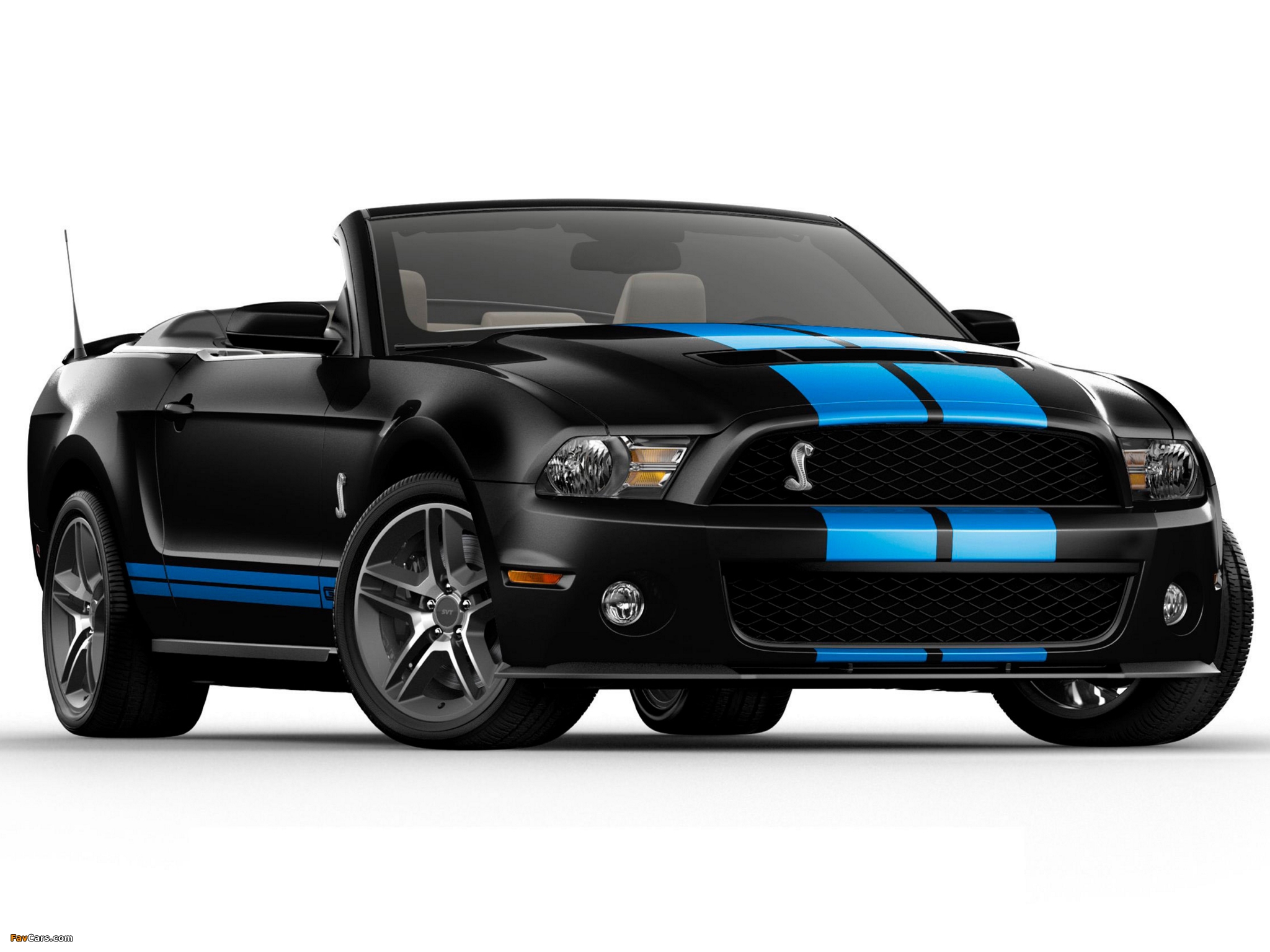 Shelby GT500 Convertible SVT 2009–10 wallpapers (2048 x 1536)