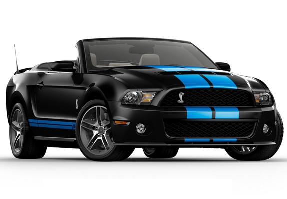 Shelby GT500 Convertible SVT 2009–10 wallpapers