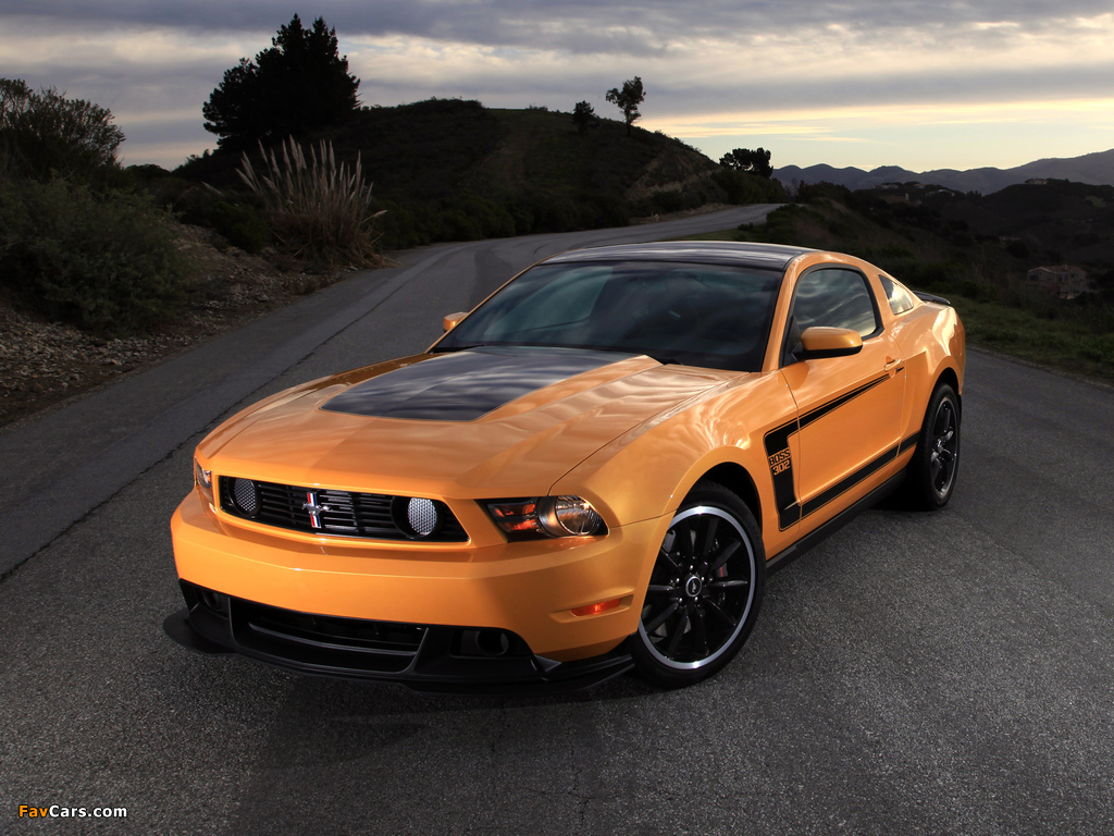 Mustang Boss 302 2011–12 wallpapers (1024 x 768)