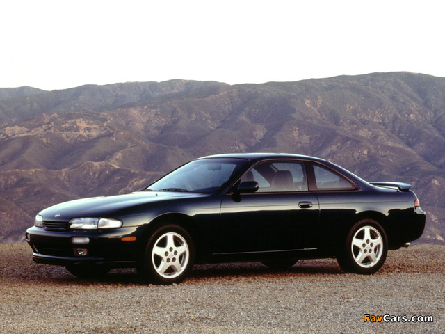 Nissan 240SX (S14) 1995–96 wallpapers (640 x 480)