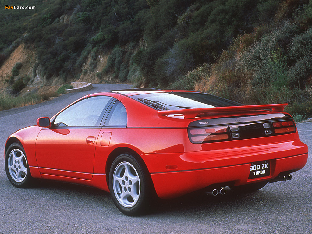 Images of Nissan 300ZX Twin Turbo T-Top US-spec (Z32) 1993–96 (1024 x 768)