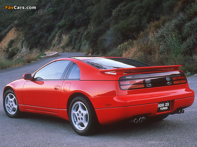 Images of Nissan 300ZX Twin Turbo T-Top US-spec (Z32) 1993–96 (640 x 480)