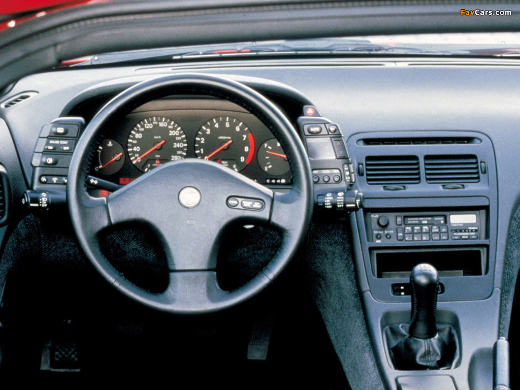 Nissan 300ZX Twin Turbo 2+2 T-Top EU-spec (Z32) 1990–93 wallpapers (1024 x 768)