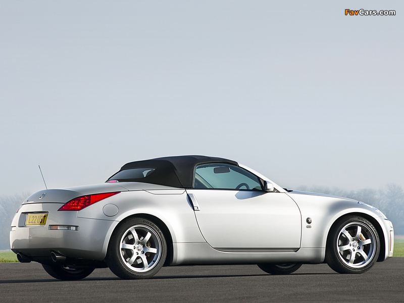 Nissan 350Z Roadster UK-spec (Z33) 2006–07 pictures (800 x 600)