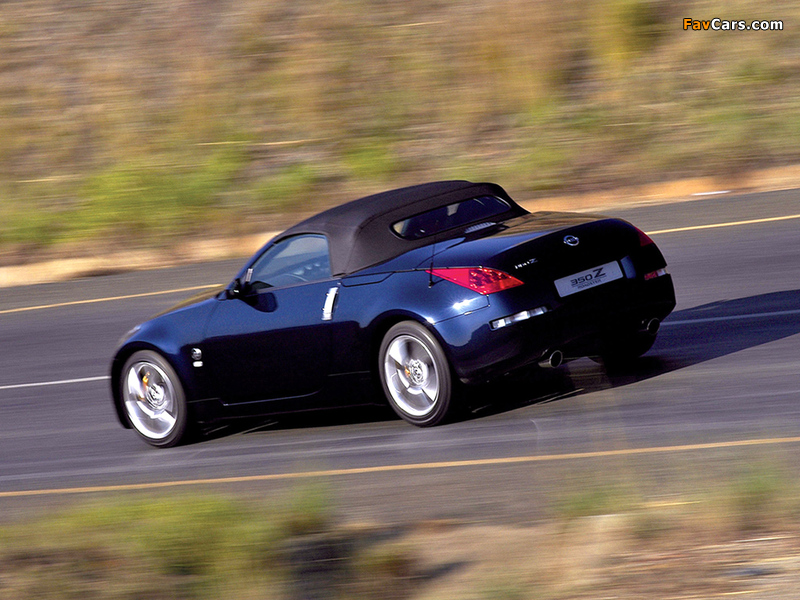 Nissan 350Z Roadster ZA-spec (Z33) 2007–09 images (800 x 600)