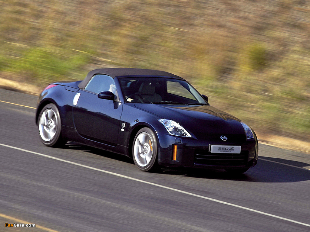 Nissan 350Z Roadster ZA-spec (Z33) 2007–09 images (1024 x 768)