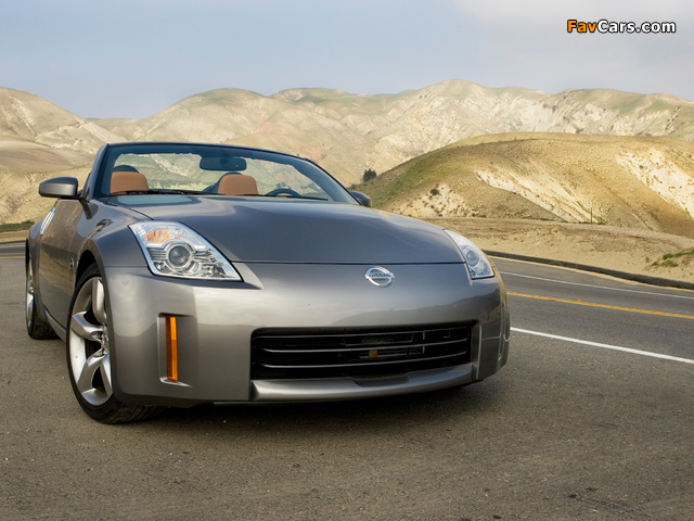 Nissan 350Z Roadster (Z33) 2007–09 pictures (640 x 480)