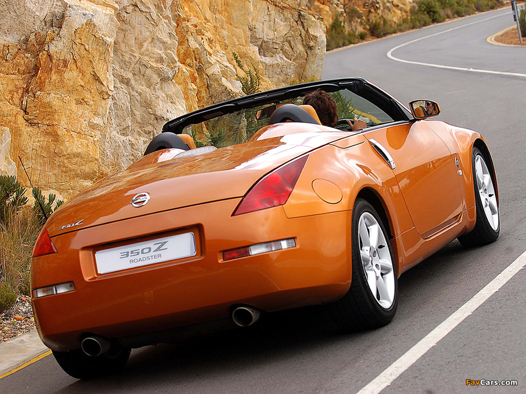 Pictures of Nissan 350Z Roadster ZA-spec (Z33) 2005–06 (1024 x 768)