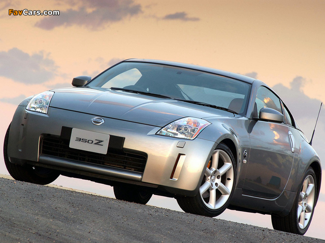 Nissan 350Z ZA-spec (Z33) 2004–06 wallpapers (640 x 480)