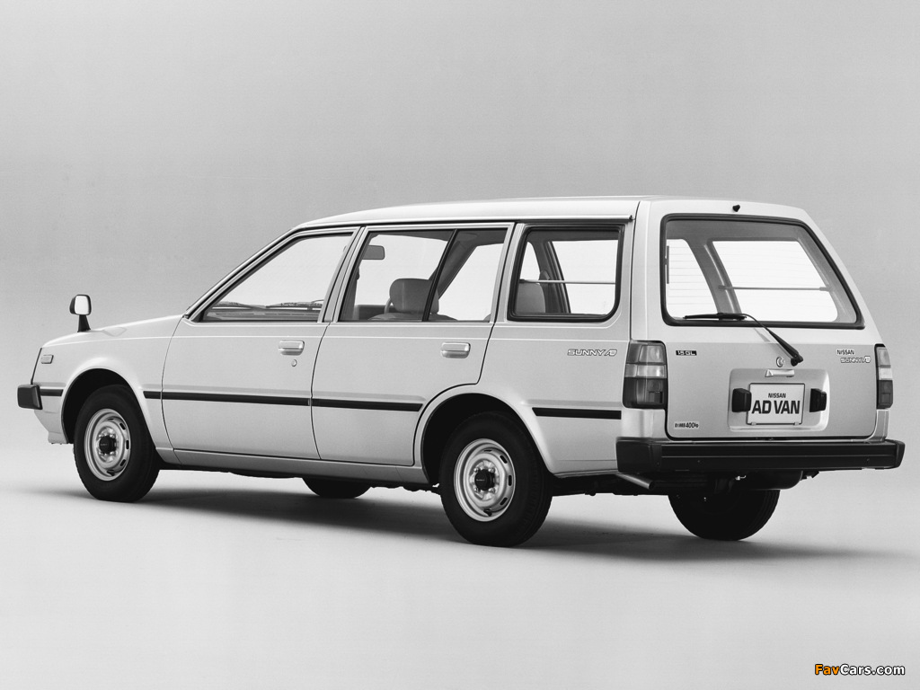 Nissan Sunny AD Van (VB11) 1985–90 images (1024 x 768)