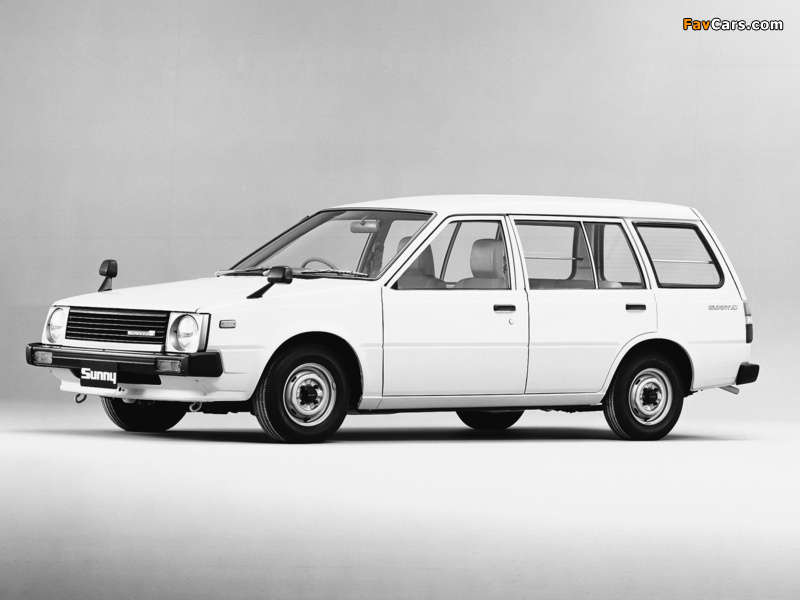 Nissan Sunny AD Van (VB11) 1982–85 wallpapers (800 x 600)