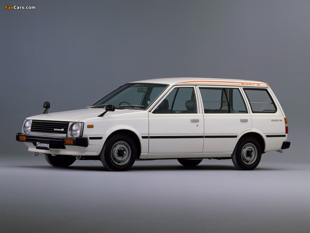 Nissan Sunny AD Van (VB11) 1982–85 wallpapers (1024 x 768)