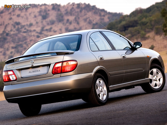 Nissan Almera Sedan ZA-spec (N16) 2003–06 wallpapers (640 x 480)