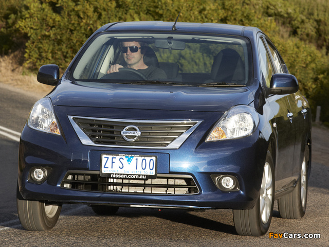 Nissan Almera AU-spec (B17) 2012 photos (640 x 480)
