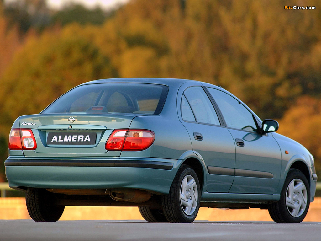 Photos of Nissan Almera Sedan ZA-spec (N16) 2000–03 (1024 x 768)