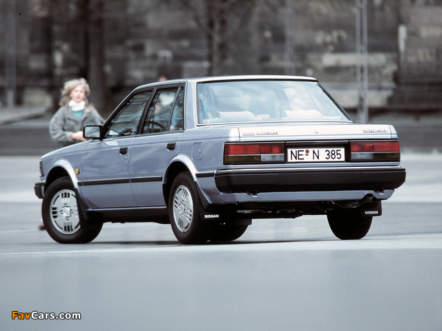 Images of Nissan Bluebird Sedan EU-spec (U11) 1983–85 (640 x 480)
