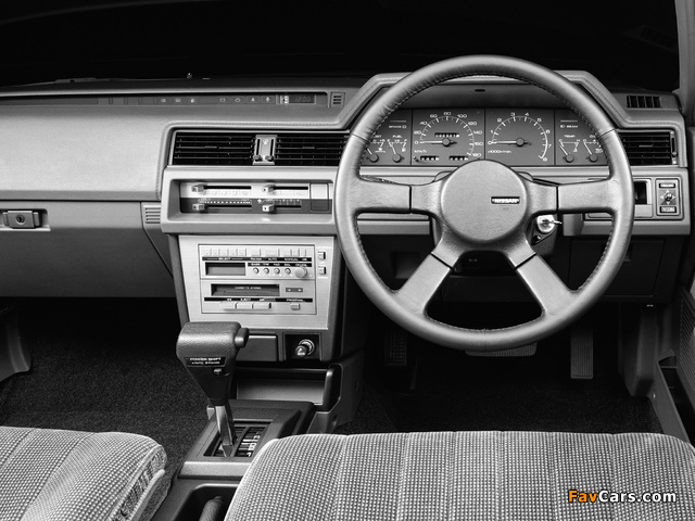 Images of Nissan Bluebird SSS Sedan (U11) 1985–87 (640 x 480)