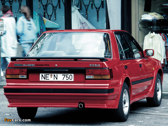 Images of Nissan Bluebird Grand Prix Sedan (T72) 1987–90 (640 x 480)