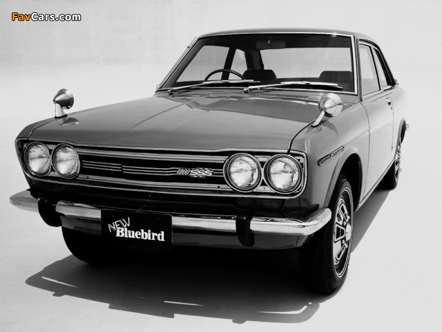 Datsun Bluebird 1800 SSS Coupe (KB510) 1970–71 pictures (640 x 480)