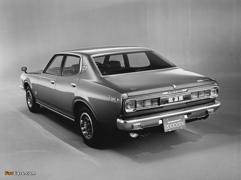 Datsun Bluebird U Sedan 2000 GT (610) 1973–76 photos (800 x 600)